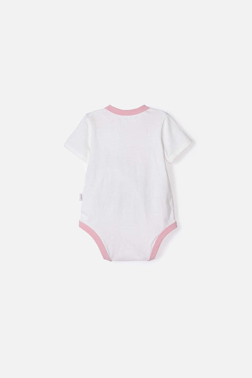 BODY DE WINNIE THE POOH MANGA CORTA MARFIL PARA NIÑA