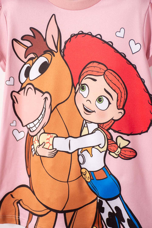 PIJAMA DE TOY STORY PANTALÓN LARGO MULTICOLOR PARA NIÑA 2T A 6T