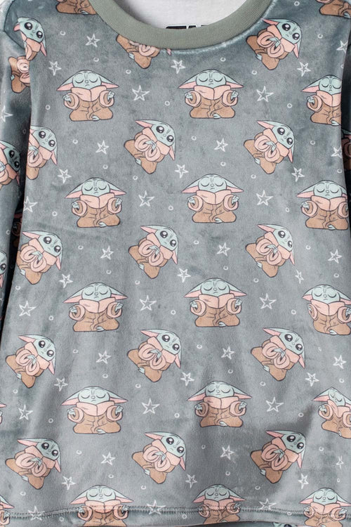 PIJAMA DE MANDALORIAN PANTALÓN LARGO MULTICOLOR PARA NIÑO 2T A 6T