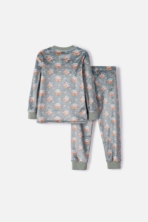 PIJAMA DE MANDALORIAN PANTALÓN LARGO MULTICOLOR PARA NIÑO 2T A 6T