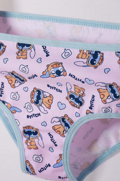 PACK X2 PANTIES DE LILO Y STITCH MULTICOLOR PARA NIÑA 2T A 6T