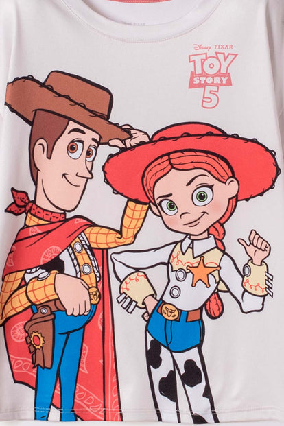 CONJUNTO DE TOY STORY PANTALÓN LARGO MULTICOLOR PARA NIÑA 2T A 6T