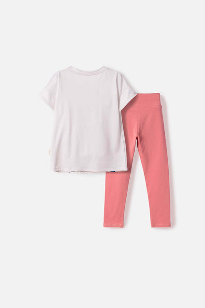 CONJUNTO DE TOY STORY PANTALÓN LARGO MULTICOLOR PARA NIÑA 2T A 6T