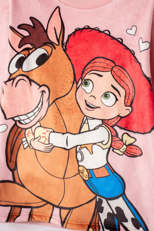 PIJAMA DE TOY STORY PANTALÓN LARGO ROSADO PARA NIÑA