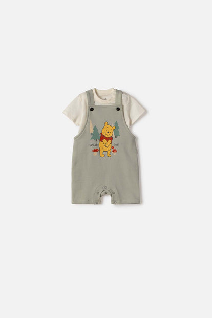 CONJUNTO DE WINNIE THE POOH MULTICOLOR PARA BEBÉ NIÑO