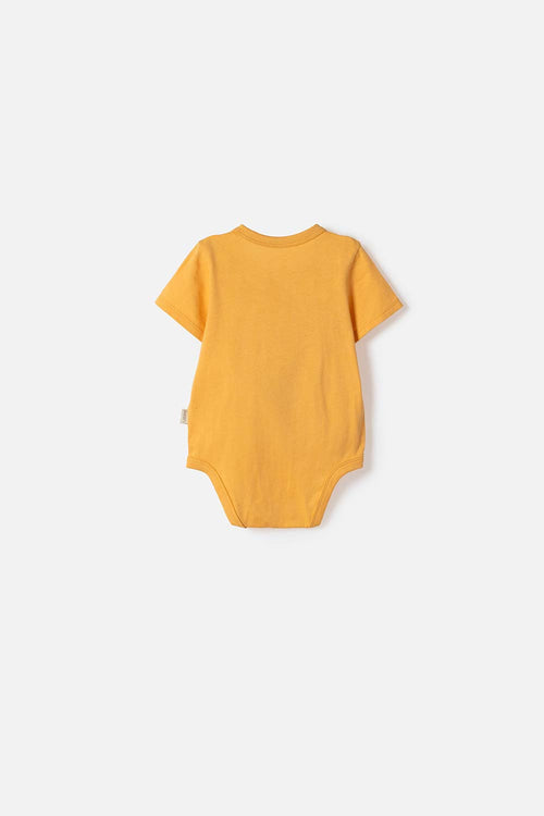 BODY DE WINNIE THE POOH MANGA CORTA TRIGO PARA BEBÉ NIÑO
