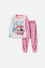PIJAMA STITCH Y CAPYBARA MULTICOLOR PARA NIÑA 2T A 6T
