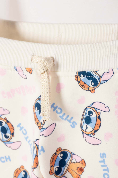 CONJUNTO DE STITCH Y CAPYBARA MULTICOLOR PARA NIÑA 2T A 6T
