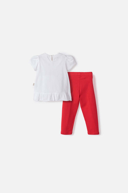 CONJUNTO DE MINNIE MOUSE MULTICOLOR PARA BEBÉ NIÑA