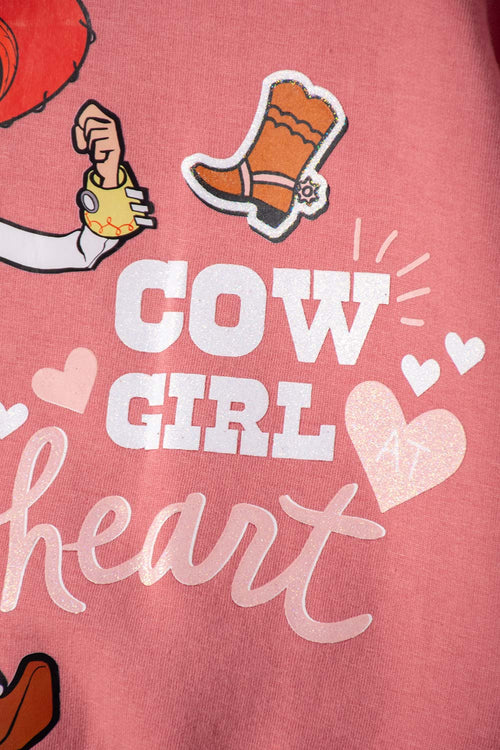 BUZO DE TOY STORY CERRADO PALO DE ROSA PARA NIÑA 2T A 6T