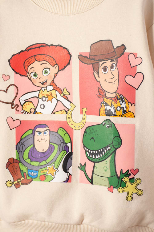CONJUNTO DE TOY STORY CON BUZO MULTICOLOR PARA NIÑA 2T A 6T