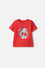 CAMISETA DE PAW PATROL MANGA CORTA ROJO PARA NIÑO