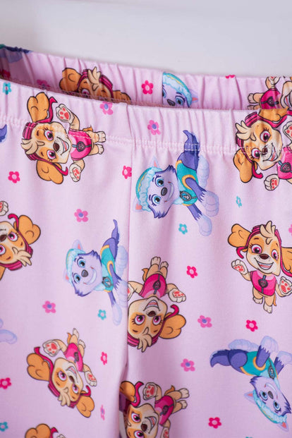 PIJAMA DE PAW PATROL PANTALÓN LARGO MULTICOLOR PARA NIÑA 2T A 6T