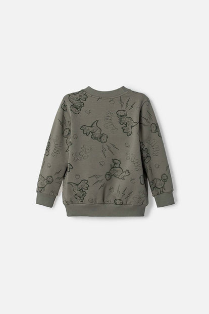 BUZO DE TOY STORY CERRADO VERDE PARA NIÑO 2T A 6T