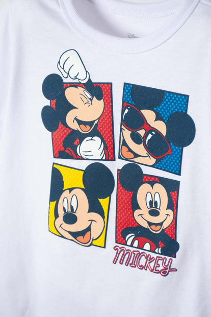 PIJAMA DE MICKEY MOUSE PANTALÓN LARGO PARA NIÑO 2T A 6T