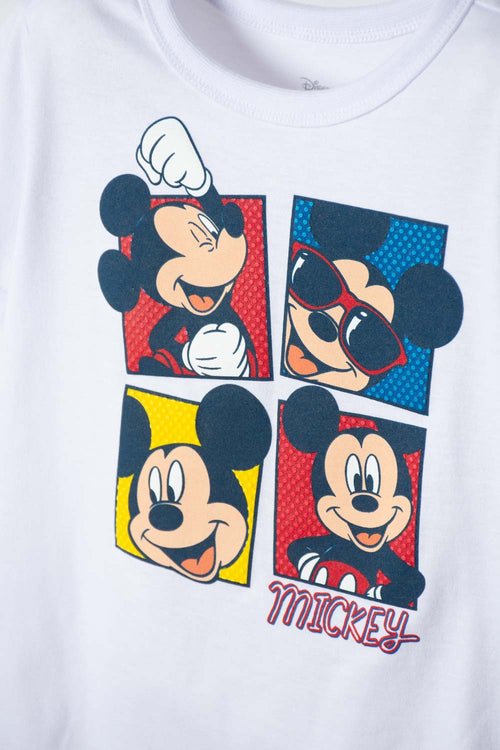 PIJAMA DE MICKEY MOUSE PANTALÓN LARGO PARA NIÑO 2T A 6T