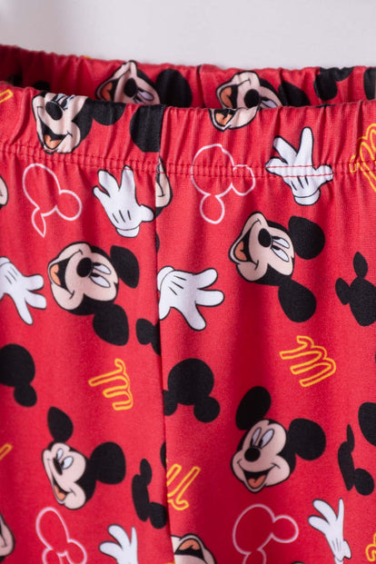 PIJAMA DE MICKEY MOUSE PANTALÓN LARGO PARA NIÑO 2T A 6T