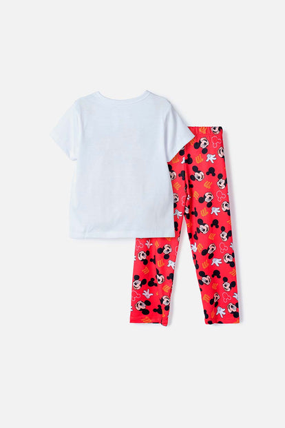 PIJAMA DE MICKEY MOUSE PANTALÓN LARGO PARA NIÑO 2T A 6T