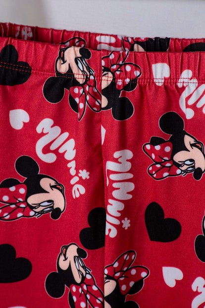 PIJAMA DE MINNIE MOUSE PANTALÓN LARGO MULTICOLOR PARA NIÑA 2T A 6T