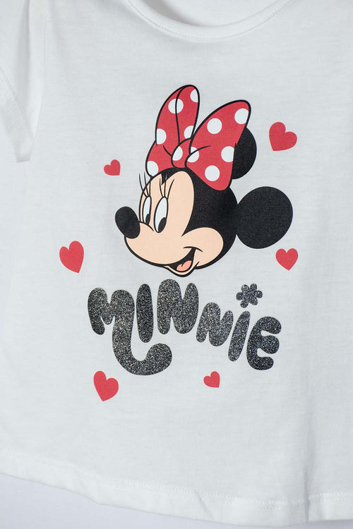 PIJAMA DE MINNIE MOUSE PANTALÓN LARGO MULTICOLOR PARA NIÑA 2T A 6T