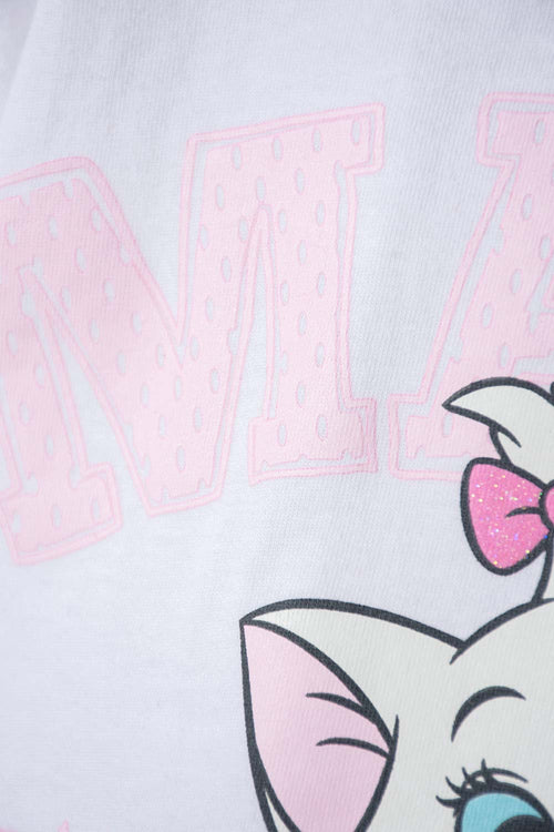 CONJUNTO GATA MARIE CON JOGGER MULTICOLOR PARA NIÑA 2T A 6T