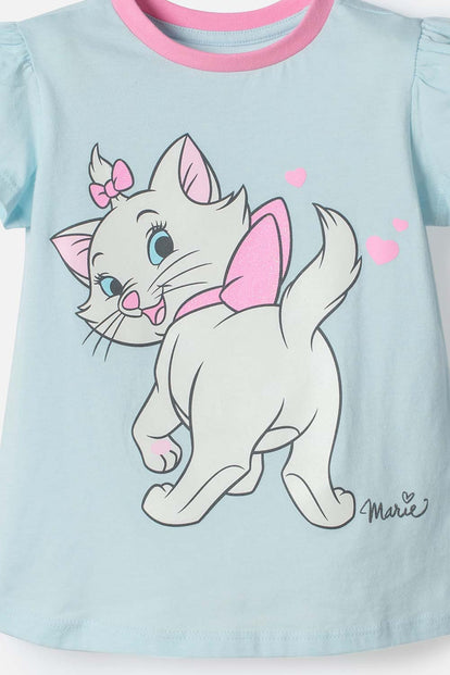 PIJAMA GATA MARIE PANTALÓN LARGO MULTICOLOR PARA NIÑA 2T A 6T