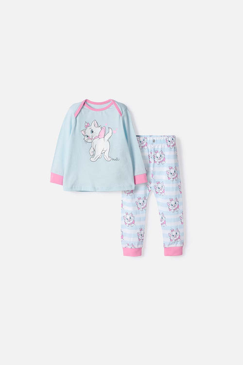 PIJAMA DE LOS ARISTOGATOS PANTALÓN LARGO MULTICOLOR PARA BEBÉ NIÑA