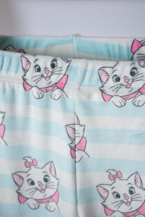 PIJAMA GATA MARIE PANTALÓN LARGO MULTICOLOR PARA NIÑA 2T A 6T