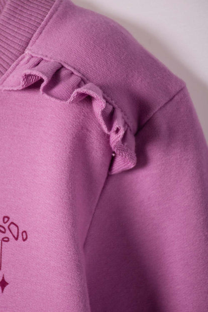 BUZO DE PAW PATROL CERRADO MORADO PARA NIÑA 2T A 6T