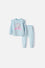 CONJUNTO DE LA GATA MARIE CON JOGGER AZUL PARA BEBÉ NIÑA