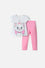CONJUNTO GATA MARIE MANGA CORTA MULTICOLOR PARA BEBÉ NIÑA