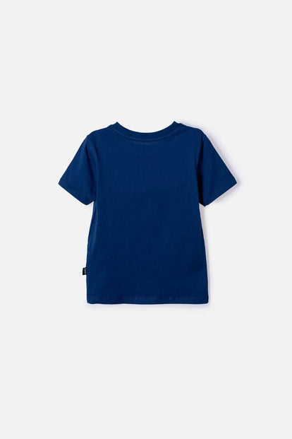 CAMISETAS DE LA NASA MANGA CORTA AZUL PARA NIÑO 2T A 6T
