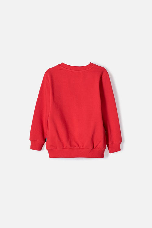 BUZO DE STITCH CERRADO ROJO UNISEX PARA NIÑO 2T A 6T