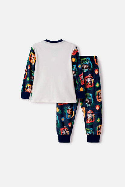 PIJAMA DE PAW PATROL PANTALÓN LARGO MULTICOLOR PARA NIÑO 2T A 6T