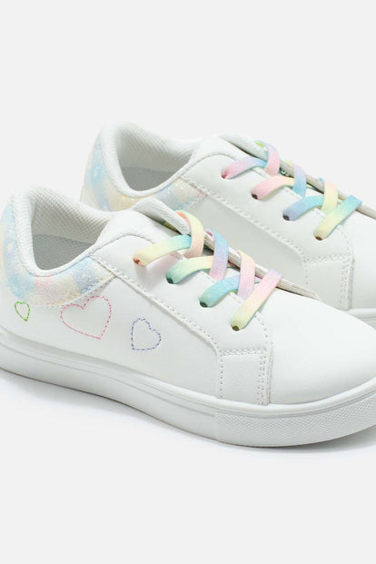 TENIS DE MIC BLANCOS PARA NIÑA