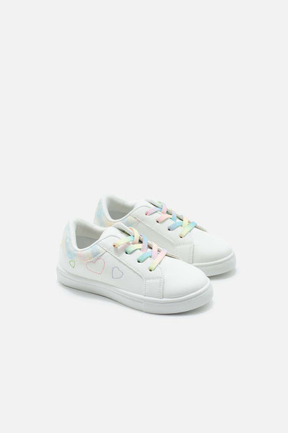 TENIS DE MIC BLANCOS PARA NIÑA