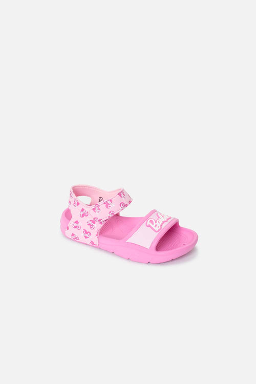 SANDALIA DE BARBIE ROSADA PARA NIÑA