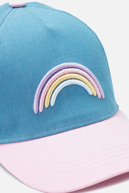 GORRA DE MIC AZUL Y ROSADA PARA NIÑA