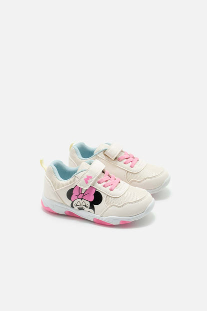 TENIS CON LUCES DE MINNIE MOUSE MULTICOLOR PARA NIÑA