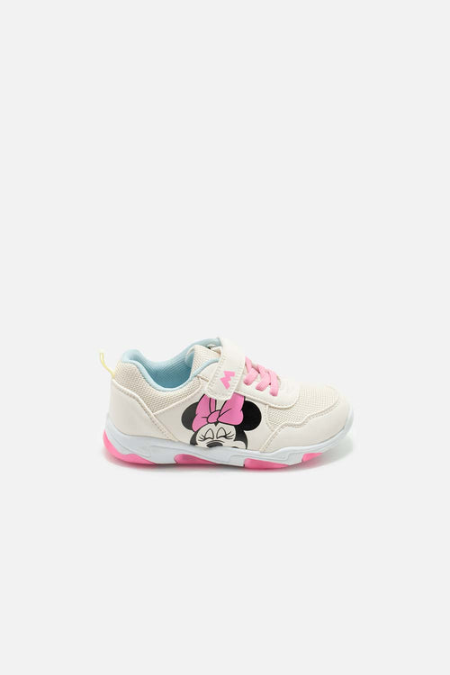 TENIS CON LUCES DE MINNIE MOUSE MULTICOLOR PARA NIÑA