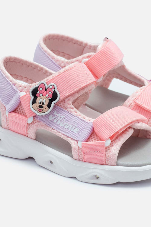 SANDALIAS DE MINNIE MOUSE MULTICOLOR PARA NIÑA