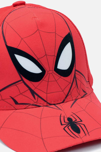 GORRA SPIDER-MAN ROJA PARA NIÑO