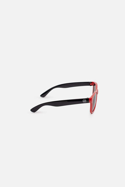 GAFAS PARA SOL DE MIC ROJO Y NEGRO PARA NIÑO