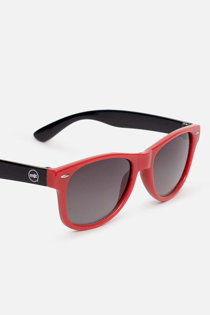 GAFAS PARA SOL DE MIC ROJO Y NEGRO PARA NIÑO