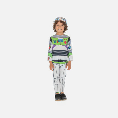  ENTERIZO LARGO DE BUZZ LIGHT YEAR PARA NIÑO DE 2T A 5T