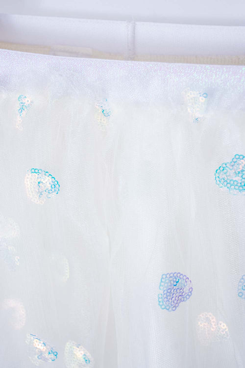 Card slide image -  FALDA DE LITTLEMIC MARFIL PARA NIÑA 2T A 5T