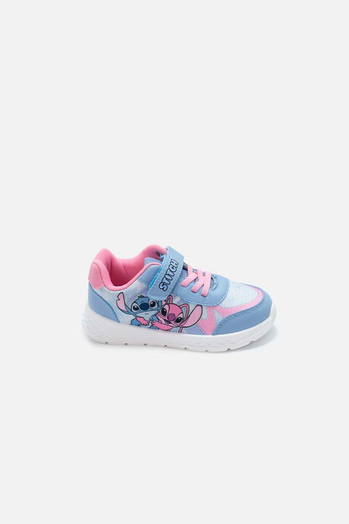 TENIS DE STITCH AZUL Y ROSADO PARA NIÑA