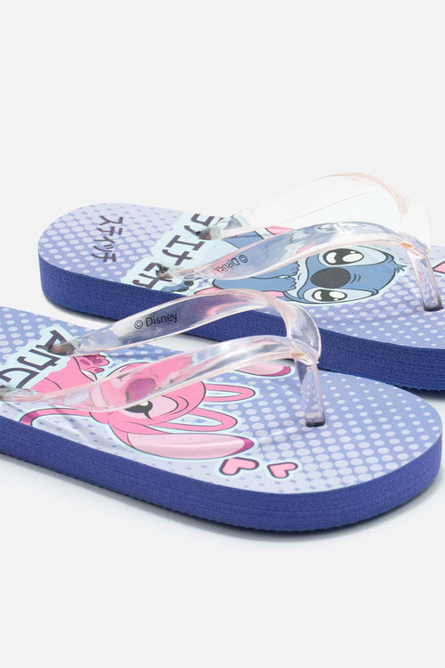 SANDALIA DE STITCH AZUL PARA NIÑA