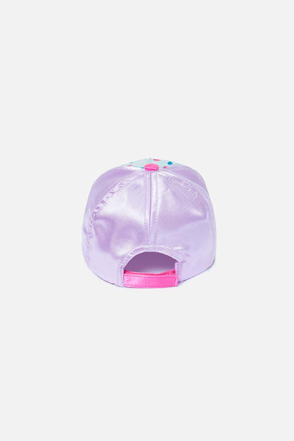 GORRA DE BARBIE BLANCO Y ROSADO PARA NIÑA