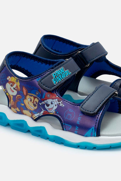 SANDALIAS CON LUCES DE PAW PATROL MULTICOLOR PARA NIÑO
